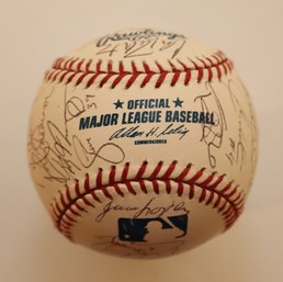 Team Signed Rawlings Official Major League Baseball (H-6a)