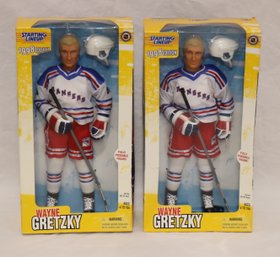 Pair Of SEALED Starting Lineup 1998 Edition Wayne Gretzky  12 Inch Fully Poseable Figure!