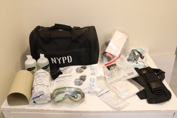 NYPD Hazardous Materials  Emergency Preparedness GoBAG Chemical Biological Gas Masks (D-35)