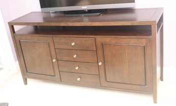 Wooden TV Stand Media Console Cabinet