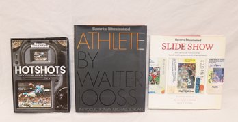 3 Sports Illustrated Books: Hotshots, Athlete, & Slide Show  (T-6)