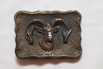 Vintage Ram Belt Buckle (F-58)