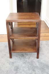 Small Wooden 3 Tier Side Table (U-4)