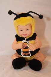 Vintage Anne Geddes 15 Baby Bees Doll Bumble Bee 1997 Toy Infant Unimax