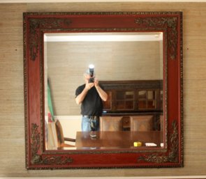 Vintage Square Wall Mirror (B-24)