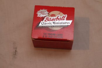 1986 Fleer Baseball Miniatures Trading Cards