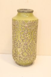 Green Stoneware Vase (T-13)