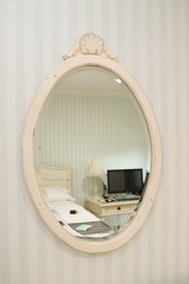Shabby Chic Oval Mirror  (J-13)