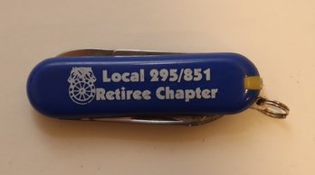 Local 295/ 851 Teamsters Iron Workers Retiree Chapter Pocket Knife (D-47)