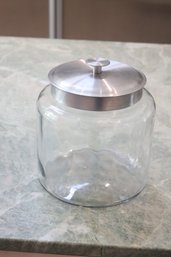 Covered Glass Canister
