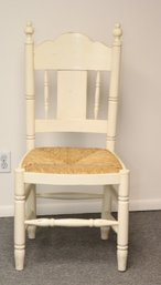 Wood Framed Woven Rattan Seat Chair (J-)