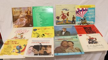 Vintage Show Tune Vinyl Records: King And I, Sound Of Music, West Side Story, South Pacific (S-1)