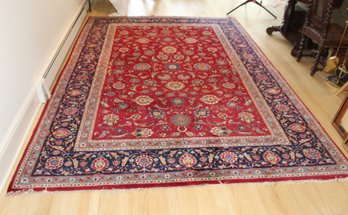 Vintage Persian Rug Carpet 90.5' X 129' (B-55)