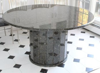 Granite Round Pedestal Kitchen Table