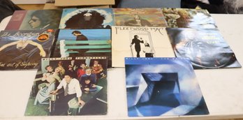 Vintage Vinyl Records: Billy Joel,fleetwood Mac, Boomtown Rats, Tom Petty, Bob Dylan (s-11)