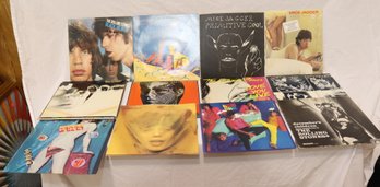 Vintage Vinyl Records: Rolling Stones And Mick Jagger Albums (S-10)