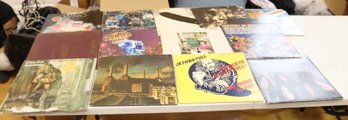 Vintage Vinyl Records: Jethro Tull, Deep Purple, The Who, Led Zeppelin. (S-12)