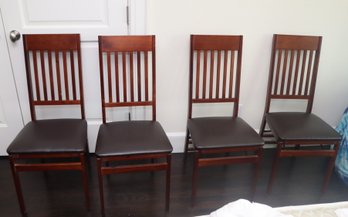 Set Of 4 Folding Chairs (I-68)