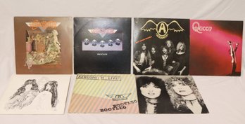Vintage Vinyl Records:  Aerosmith, Heart, Queen (S-15)