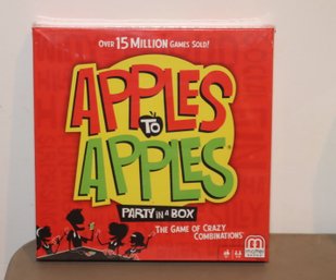 New  Mattel Apples To Apples Party In A Box Card Game For Family & Friends - NEW