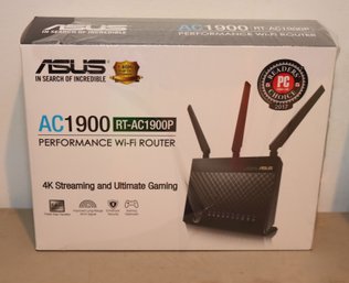 NEW ASUS RTAC1900P 1900 Mbps 4 Ports 1000 Mbps Wi-fi Router. (A-74)