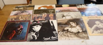 Vintage Vinyl Records: The Ladies!  Carole King, Madonna, Cindi Lauper, Pat Benatar, Barbara, Carly (S-21)
