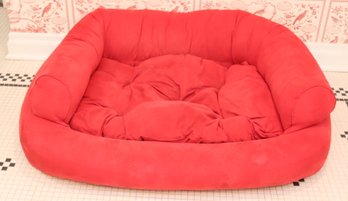 Large Red Dog Bed