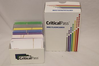 Critical Pass MBE Flashcards July 2018 Edition.  (S-31)