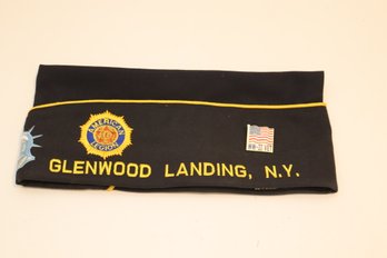American Legion Hat Glenwood Landing, NY WWII Vet Pin (M-22)