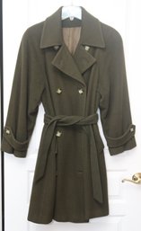 Green Regency Cashmere Overcoat (C-8)