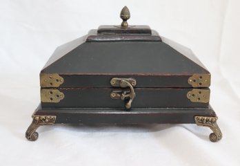 Cool Wooden Trinket Stash Jewelry Box   (A-12)