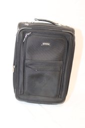 Wally Bags Black Rolling Suitcase (S-36)