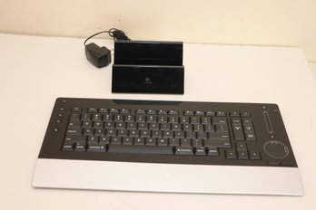 Logitech DiNovo Edge Wireless Bluetooth Keyboard WITH DOCK & POWER ADAPTER (E-42)