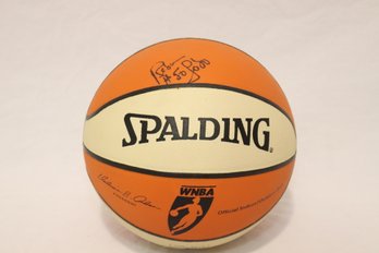 Rebecca Lobo # 50 Signed Spalding WNBA Autographed Basketball (S-43)