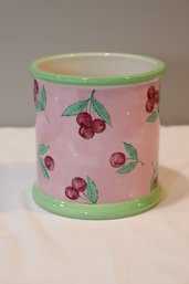 Fruit Punch Cherry Canister By Heather Outlaw Kerpis. (J-25)