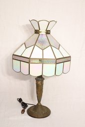 Slag Glass Table Lamp (O-19)