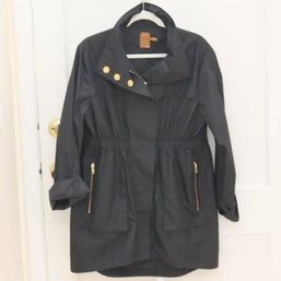 Ali Ro Raincoat Jacket With Hidden Hood Size 12 (AH-B3)
