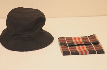 Burberry Bucket Hat Packable With Storage Pouch