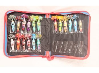 Kooky Klickers Collectible Ballpoint Pen Assortment W/ Storage Case