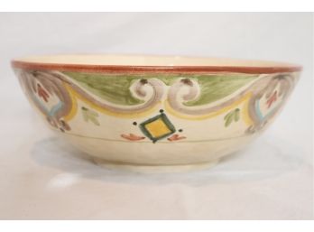 Ceramic Serving Bowl Made In Italy (R-26)