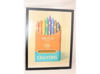 Framed Crayon Box Picture (R-75)