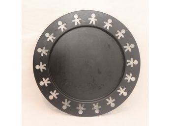 Alessi Girotondo Black Tray Plate Platter (R-60)