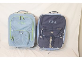 2 Kids Rolling Backpack Suitcases (R-65)