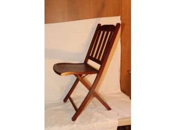 Vintage Wooden Folding Chair