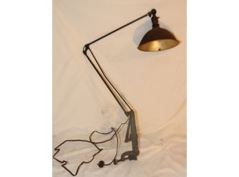 Vintage DAZOR FLOATING DESK LAMP FIXTURE 2134 Drafting Architect Mid Century Industrial