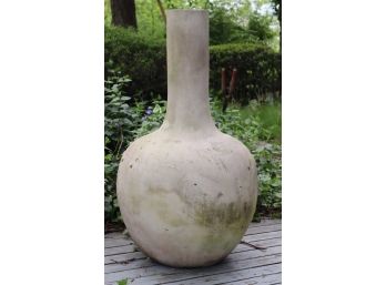 Tall Vintage Stoneware Garden Vase