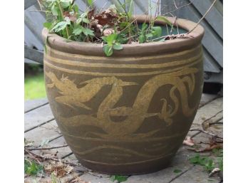 Large Chinese Dragon Planter