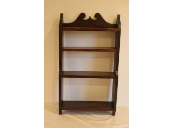 Antique Wooden Wall Hanging Display Shelf