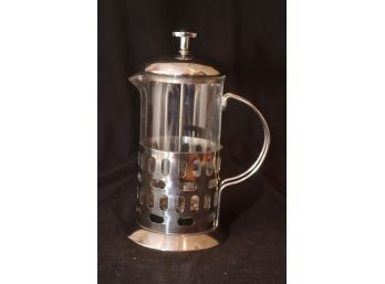 Stainless Steen And Glass French Press Coffee Maker