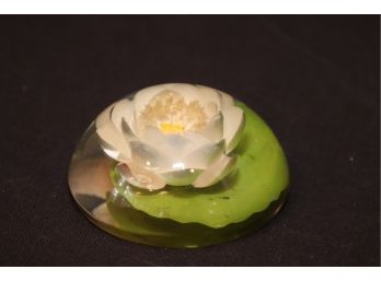 Vintage Flower Paperweight